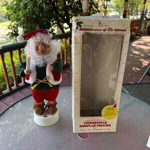 Vintage Telco Motion-ettes Of Christmas Animated Santa Display Figure